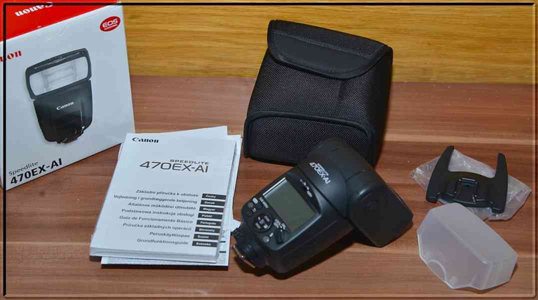 CANON Speedlite 470 EX-AI *E-TTL II, GN.:47*Funkce AI Bounce - foto 3