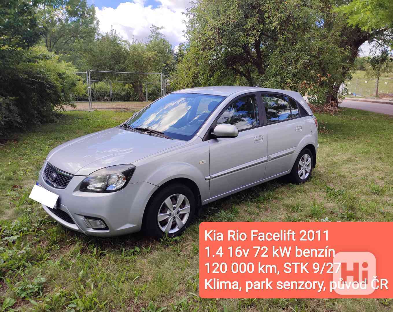 Pěkná Kia Rio 2011, klima, park senzory  - foto 1