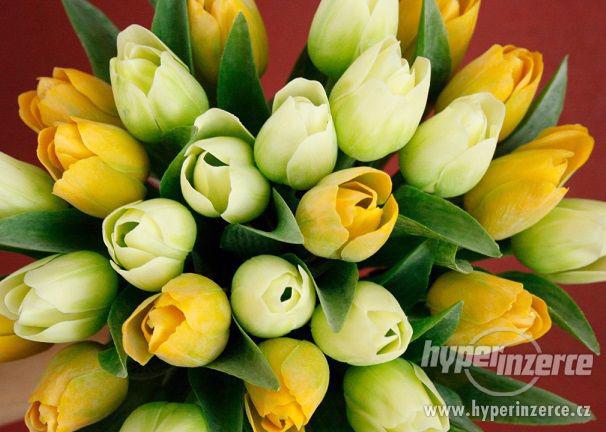 Umělé tulipány více barev - foto 1