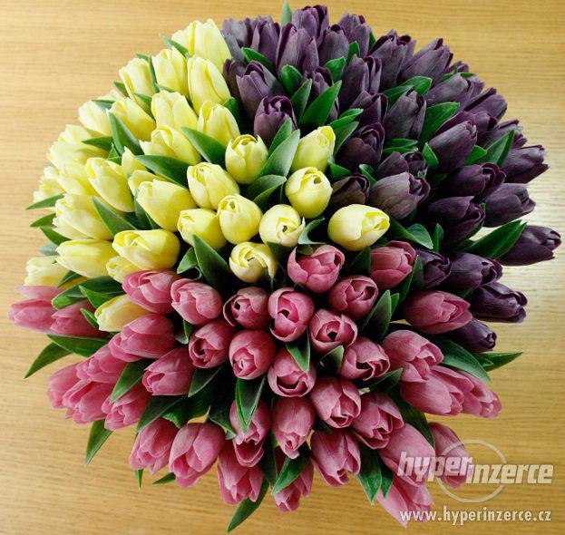 Umělé tulipány více barev - foto 2