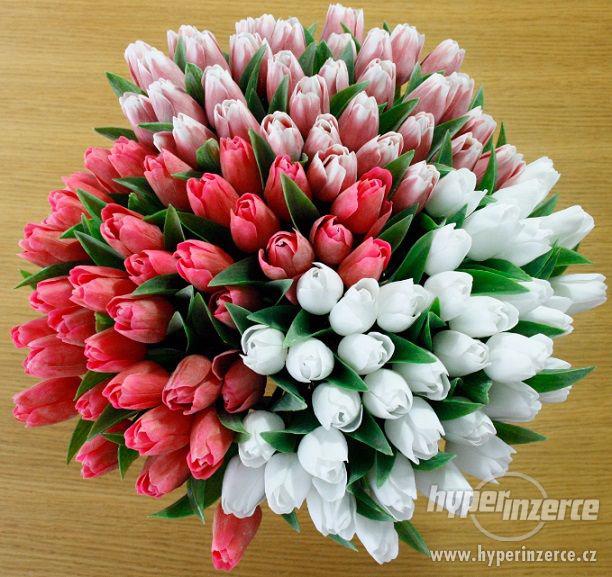 Umělé tulipány více barev - foto 3