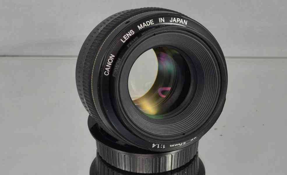 Canon EF 50mm f/1.4 USM full-frame Pevný *UV filtr - foto 3