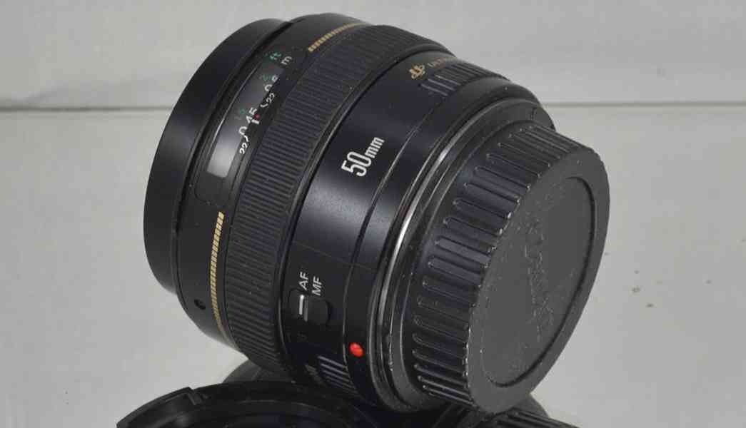 Canon EF 50mm f/1.4 USM full-frame Pevný *UV filtr - foto 6