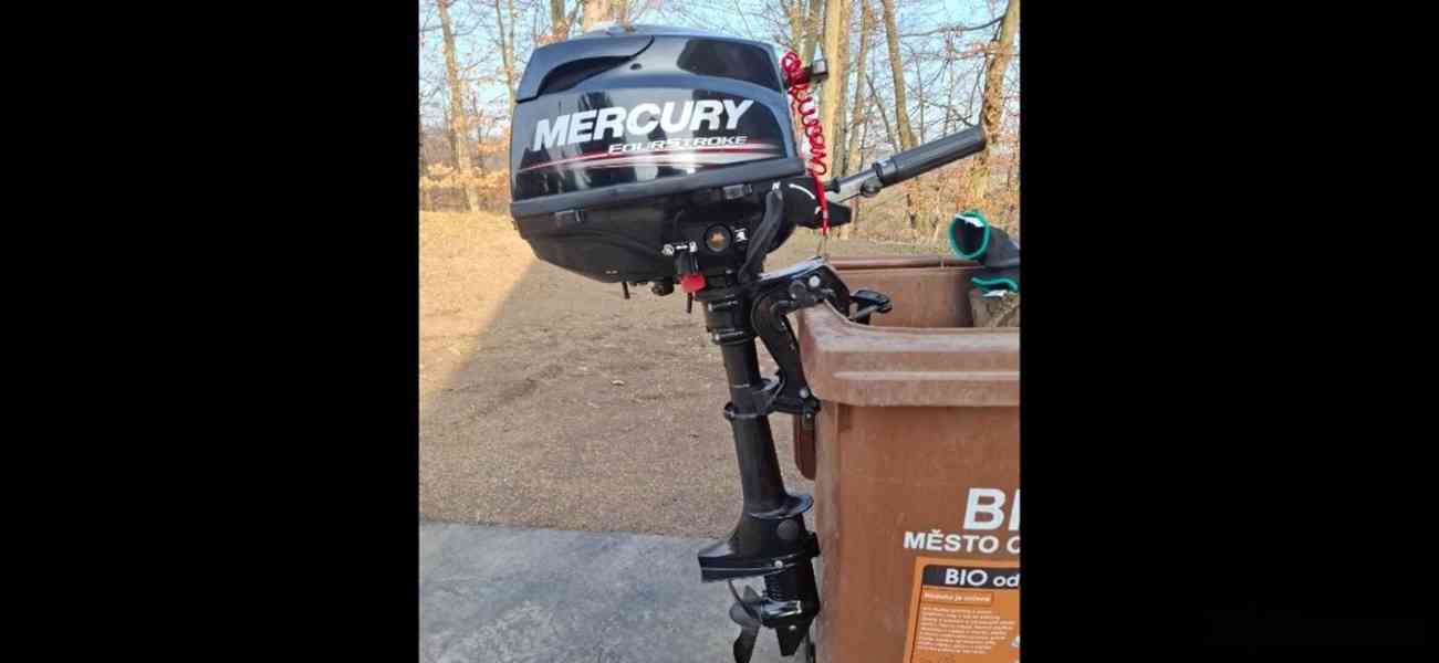 Mercury 3,5 HP, krátká noha v bezvadném stavu, jako nový