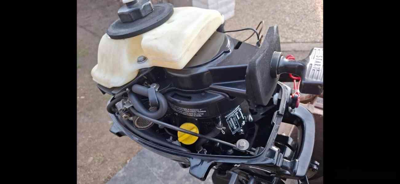 Mercury 3,5 HP, krátká noha v bezvadném stavu, jako nový - foto 5