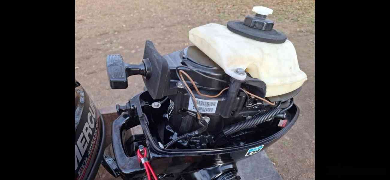 Mercury 3,5 HP, krátká noha v bezvadném stavu, jako nový - foto 6