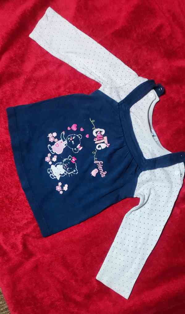 Dětské dvouvrstvé tričko, vel. 86