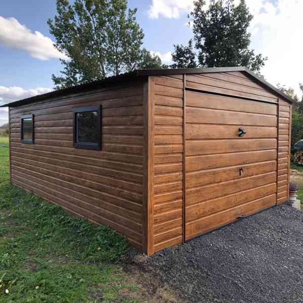 Plechova garáž 4×5,5m - foto 3