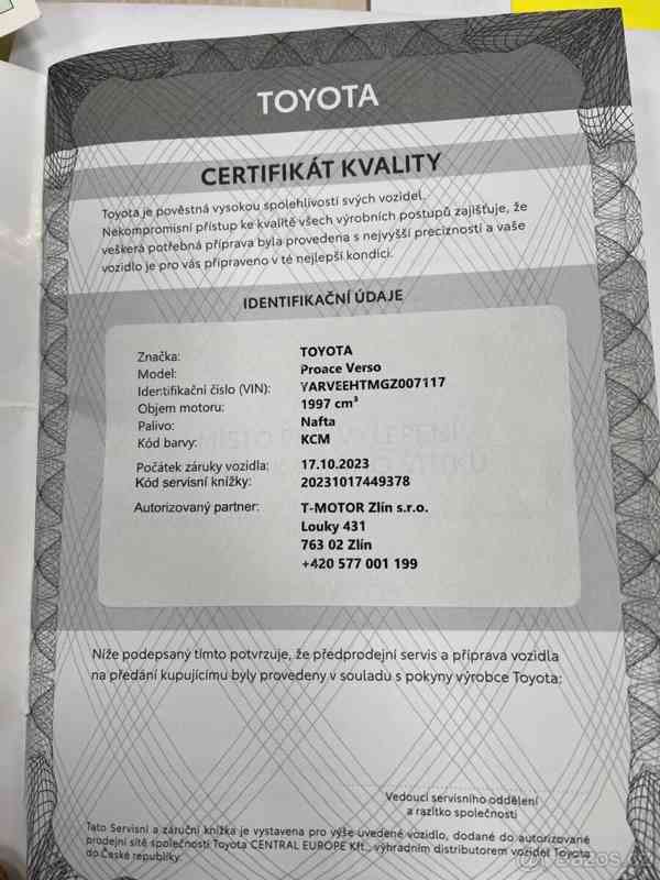Toyota ProAce 2,0   Diesel, 106kw M1 - 8 míst - foto 3