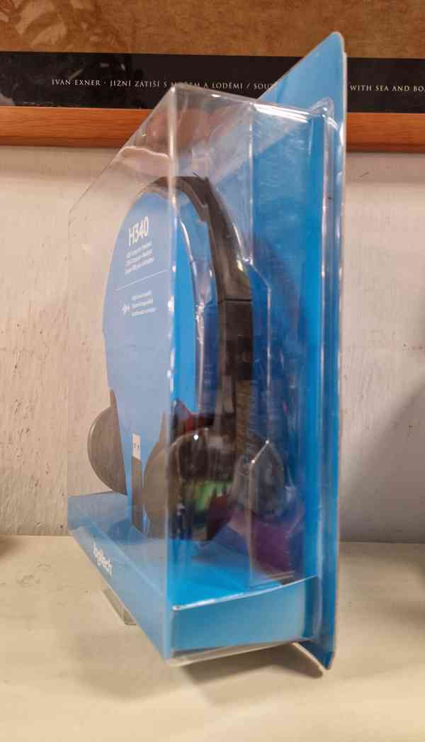 Kabelová PC sluchátka s USB (headset) Logitech H340  - foto 6