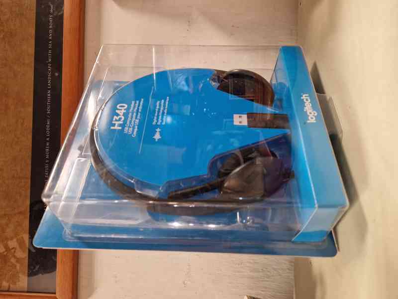 Kabelová PC sluchátka s USB (headset) Logitech H340  - foto 5