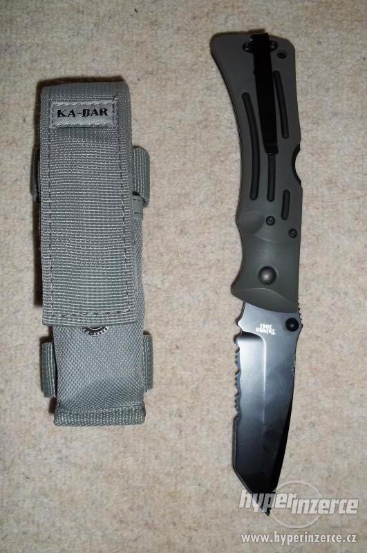 SPECIÁLNÍ  nůž   KA-BAR, s pouzdrem, NOVÝ - foto 3