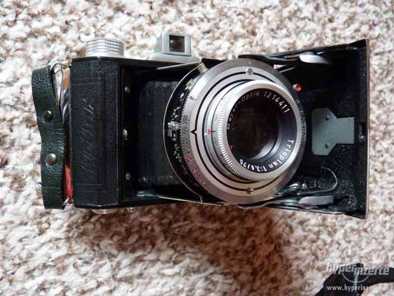 Prodám fotoaparát ruský FED3 a starý měchový zn.Welta - foto 1