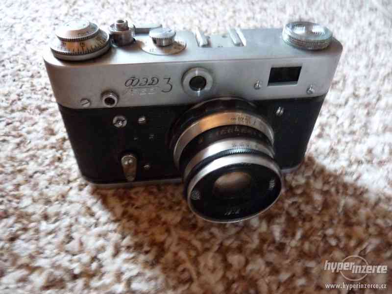 Prodám fotoaparát ruský FED3 a starý měchový zn.Welta - foto 6