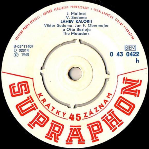 The Matadors ‎– Zlatý důl / Láhev kalorií (SP) - foto 2