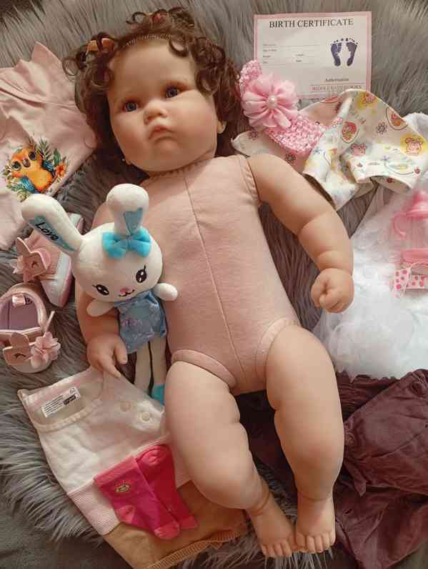 Rozkošná baculatá realistická Reborn panenka  - foto 12