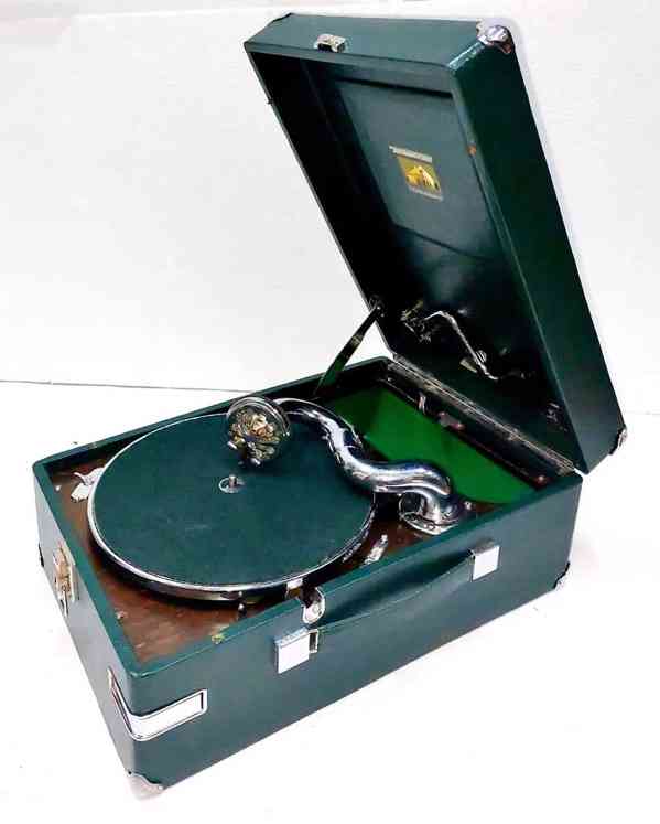 Stará plechová krabička s náhradními gramojehlami, 20. léta - foto 4