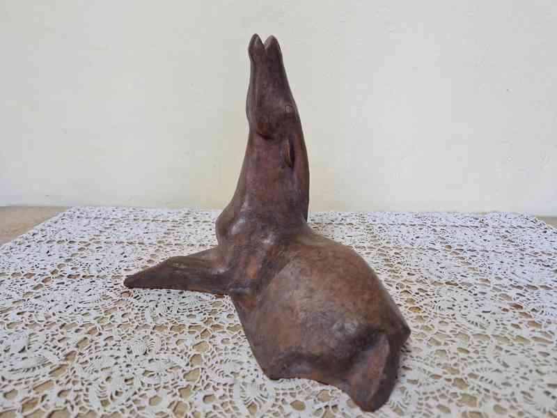 Socha Antilopa Vincent Vingler Signováno - foto 8