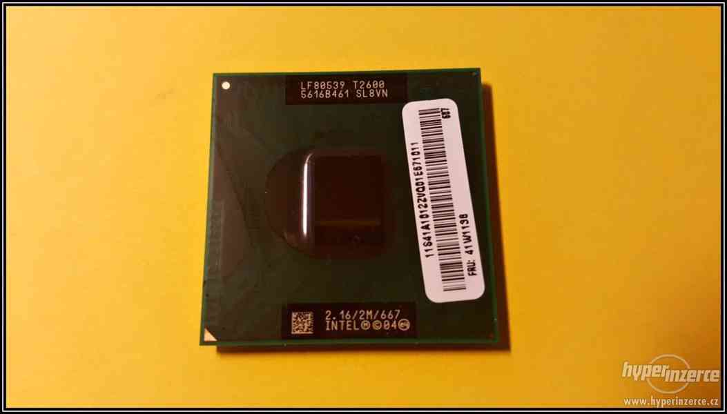 Intel Core 2 Duo T2600, 2.16 GHz, SL8VN - foto 1