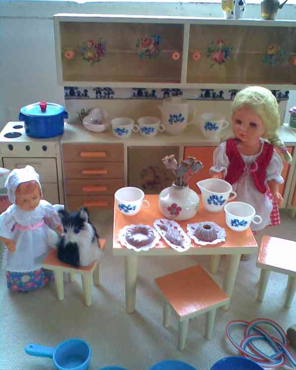 Retro různý nábyteček plná krabice - foto 2