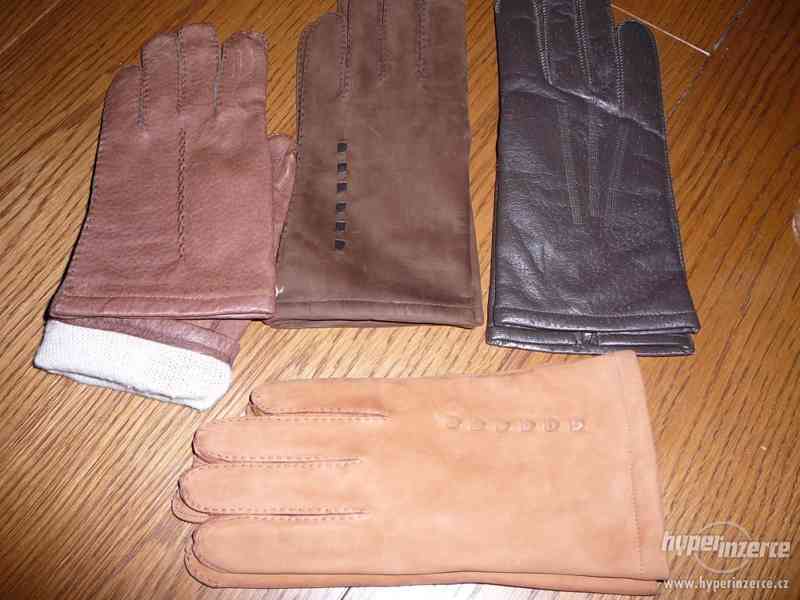 Pánské kožené rukavice - foto 1