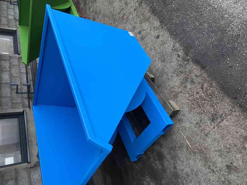 Pojemnik samoopróżniający, 1,5 m3, kontener - foto 2