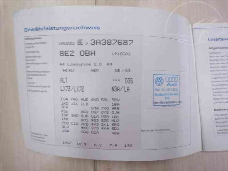 Audi A4 2,0 i AUTOMAT - foto 14