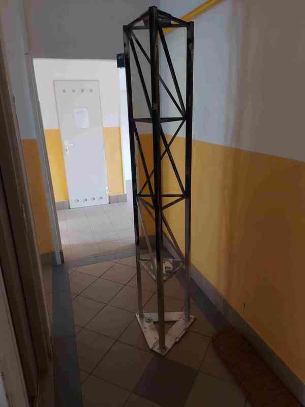 Duralový příhradový stožiar sklopný - foto 2