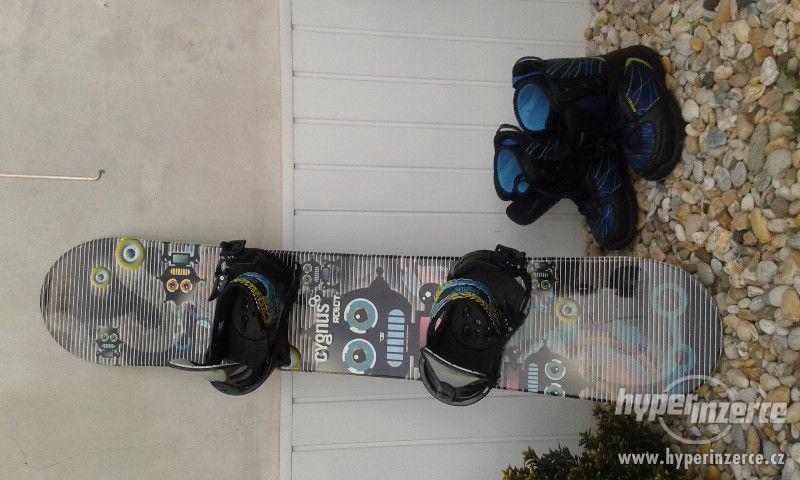 dětský snowboard+boty - foto 3