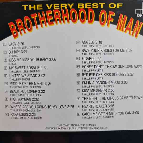 CD - BROTHERHOOD OF MAN / The Very Best of Brotherhood of M. - foto 2