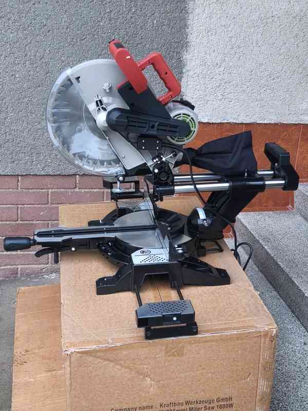 Prodám VELKOU NEPOUŽITOU pokosovou pilu s posuvem KRAFTWELLE - foto 4