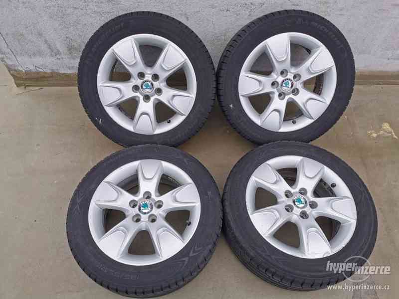 195/55R15 alu disky Škoda Fabia II Roomster 6x15 5x100 ET43 - foto 1