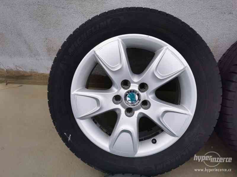 195/55R15 alu disky Škoda Fabia II Roomster 6x15 5x100 ET43 - foto 4