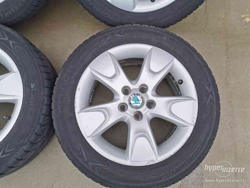 195/55R15 alu disky Škoda Fabia II Roomster 6x15 5x100 ET43 - foto 6