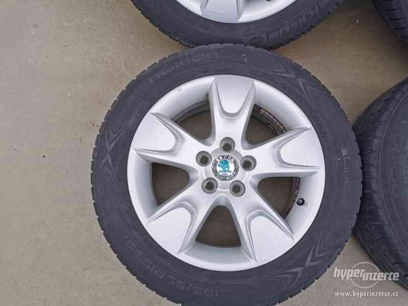 195/55R15 alu disky Škoda Fabia II Roomster 6x15 5x100 ET43 - foto 7