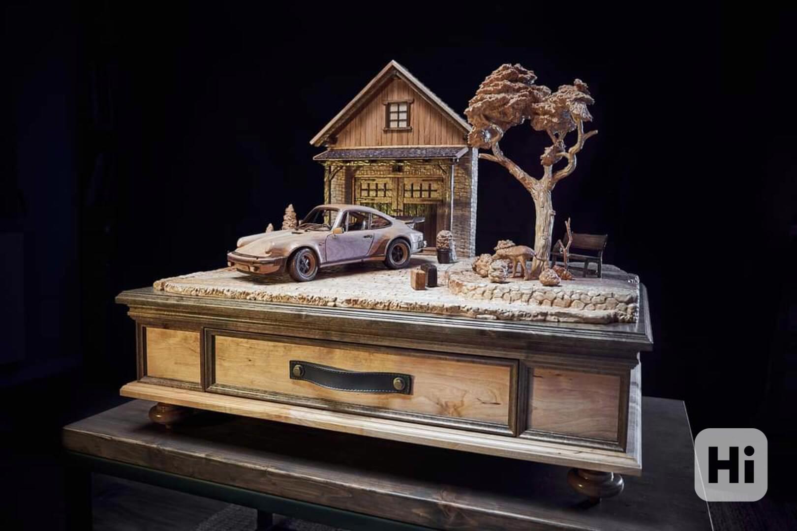 Porsche , držák na autoklíč  - foto 1