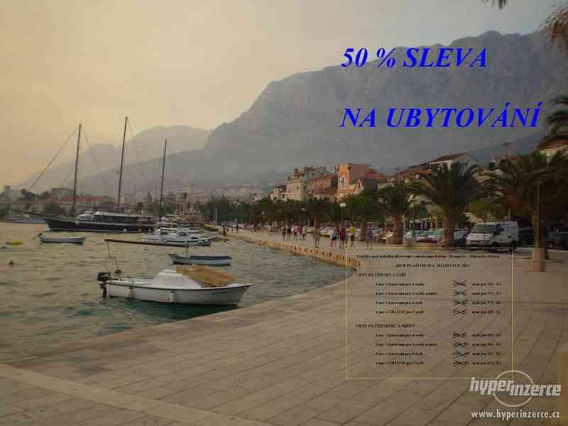50% SLEVA! 7 DNÍ PRO 5 OSOB V CHATCE! Chorvatsko-Makarska - foto 16