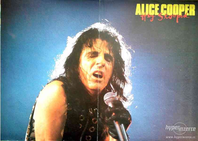 Alice Cooper - zpěvák  plakát 41 x 29 cm - foto 1
