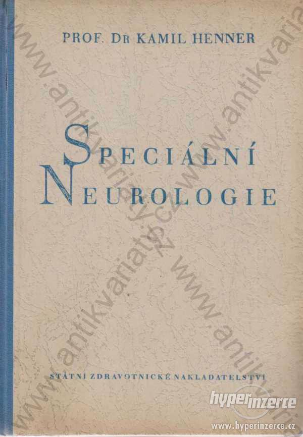 Speciální neurologie pro mediky a lékaře Henner - foto 1