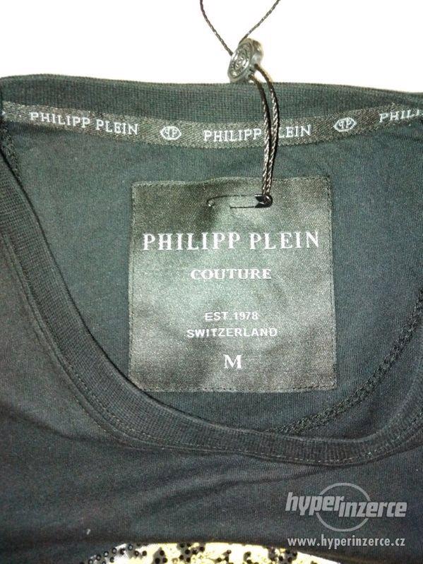 Philipp Plein Pánske Tričko Čierne Veľkosť M - foto 3