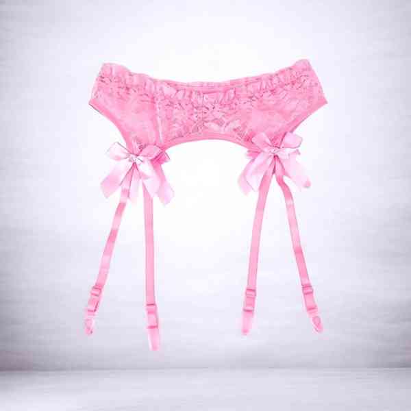 Dámský krajkový podvazkový pás - foto 4