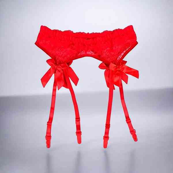 Dámský krajkový podvazkový pás - foto 2