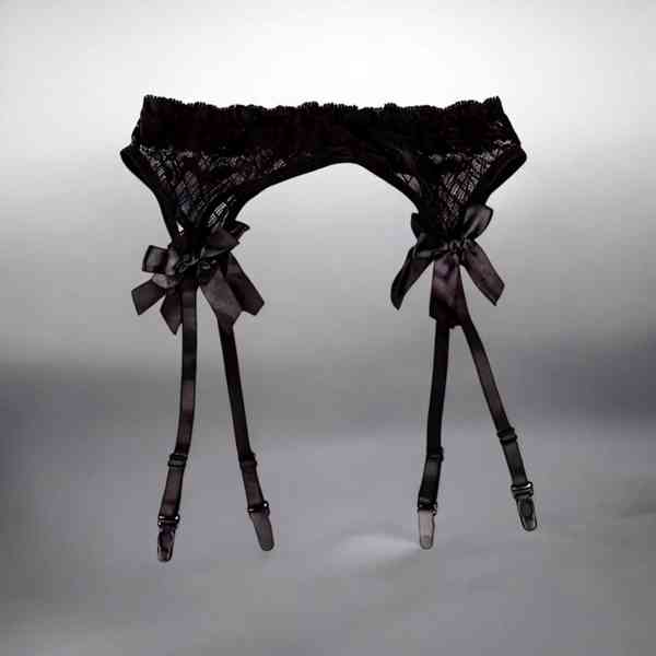 Dámský krajkový podvazkový pás - foto 3