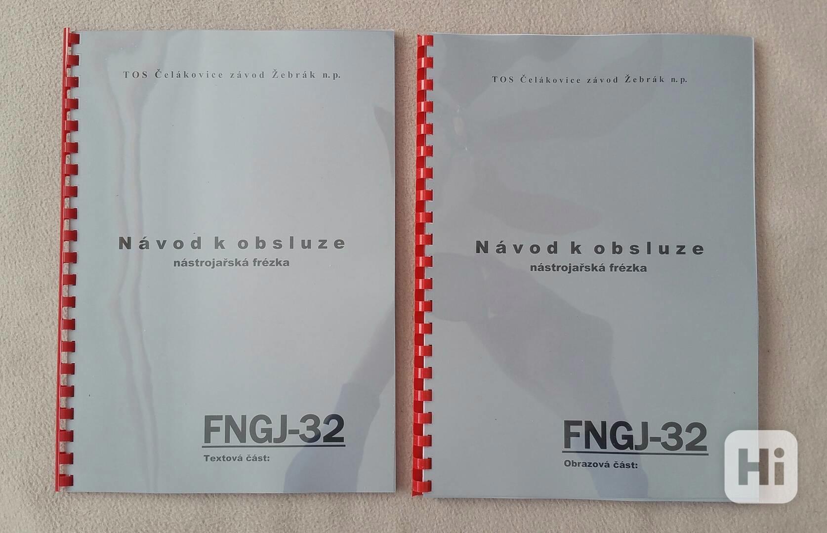 Návod frézky FNGJ-32 - foto 1