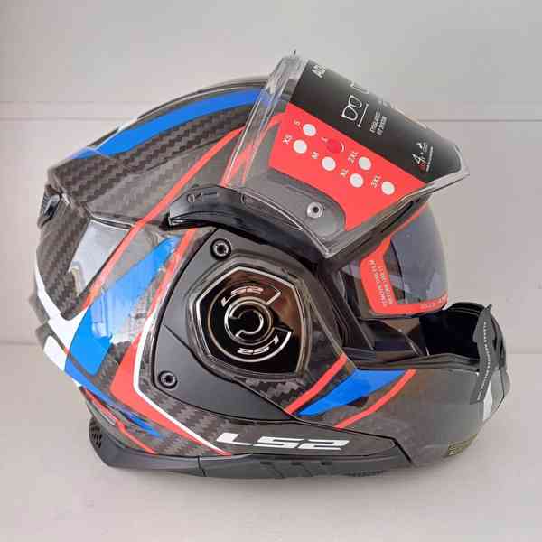 Silniční překlápěcí přilba LS2 ADVANT X CARBON FUTURE II - foto 3