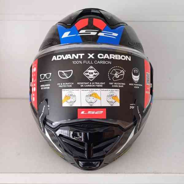 Silniční překlápěcí přilba LS2 ADVANT X CARBON FUTURE II - foto 2