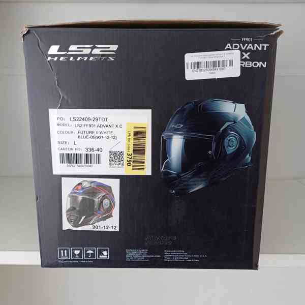 Silniční překlápěcí přilba LS2 ADVANT X CARBON FUTURE II - foto 9