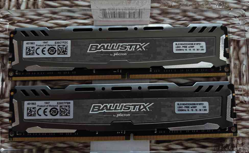 RAM Crucial 32GB KIT DDR4 2400MHz CL16 Ballistix Sport LT - foto 2