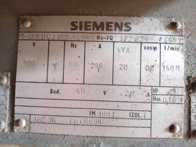 generátor SIEMENS - foto 7