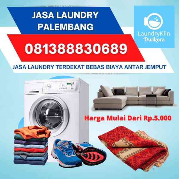 081388830689 Jasa Laundry Express Antar Jemput Di Palembang - foto 1